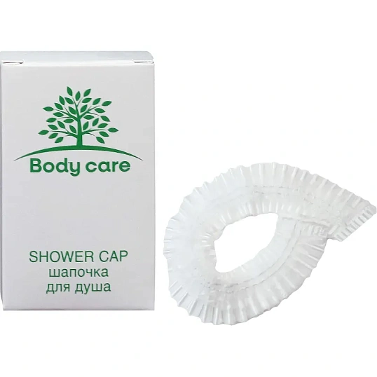 Шапочка для душа Luscan Body care картон, 250шт/уп