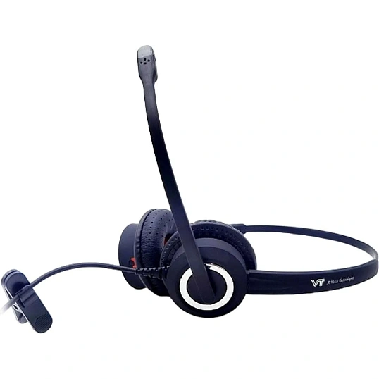 Гарнитура VT VT6300-D USB, Дуо, HD звук, микрофон с шумоподавлением