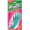 Перчатки резиновые Paclan Practi Extra Dry 407341 р.М