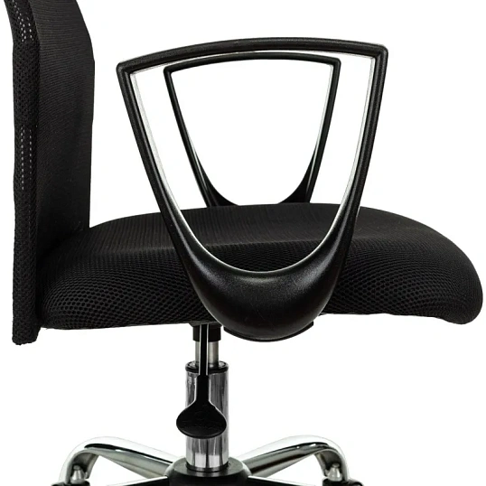 Кресло VB_EChair-510 TW сетка/ткань черный хром