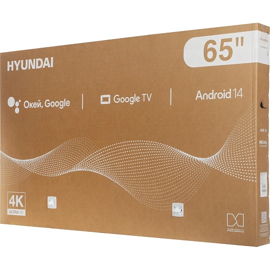 Телевизор Hyundai H-LED65BU7011, UHD, смарт (Google TV)
