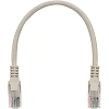 Патч-корд UTP Cablexpert PP10-0.25M кат.5e, 0.25м, литой, (серый)