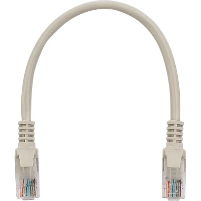 Патч-корд UTP Cablexpert PP10-0.25M кат.5e, 0.25м, литой, (серый)