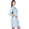 Халат для горничных и уборщиц жен.У28 ХЛ голубой 46 (158-170)
