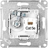 Розетка 2-ая TV+комп. RJ45 кат. 5Е SE AtlasDesign Белый (ATN000189)