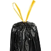 Мешки для мусора ПВД 120л 30мкм 10шт/рул черн 70х110см, с завязк