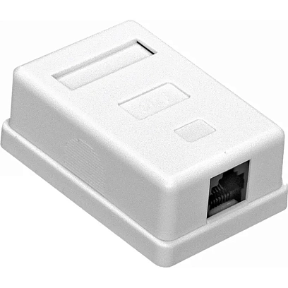 Розетка ExeGate SM1-RJ45-C6 RJ-45 кат.6 UTP Krone/110 (EX292844RUS)