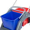 Тележка уборочная с отжимным прессом 100,2x50x81,5см 2х26л AF08092
