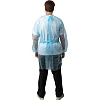 Халат н/с, на завязк, рук.манж, дл.140см, XXL,пл 25, голуб, 10 шт/уп