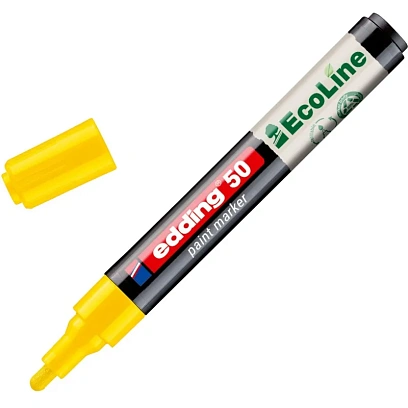 Маркер промышленный лаковый Edding E-50 желтый 2-3 мм (4-50-005)