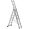 Лестница трехсекционная алюминиевая 3х7 ступеней TOPFORT