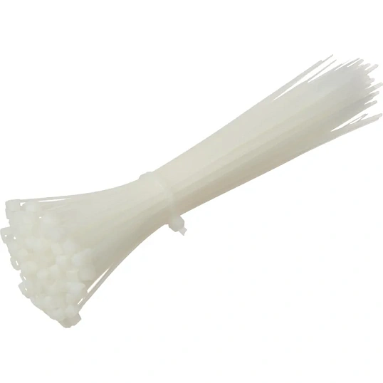 Хомут стяжка нейлоновая TOPFORT 4х200 (3,6х200 мм) белый 100 шт/уп