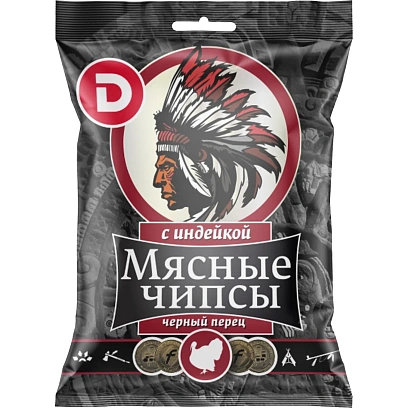 Снеки мясные из мяса птицы с индейкой з/с, 25г