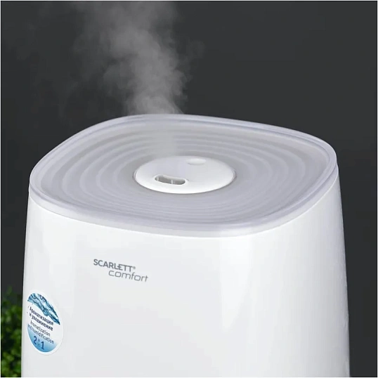 Увлажнитель SCARLETT SC-AH986E22,воздуха, 4.8л, белый