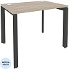 Стол ONIX-П П на металлокаркасе O.MP-SP-1.7 аттик дуб/антрацит Ш980