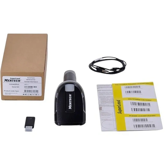 Сканер штрих кода MERTECH CL-2410 BLE Dongle P2D USB black