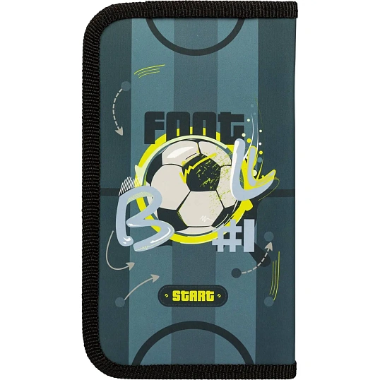 Пенал Комус Класс Football 1 отд., ламинат, софт тач, 190x110 мм,ПКК 03-6