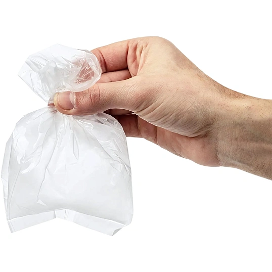 Пакет фасовочный ПНД 10+8х20  7 мкм, пачка  1000 шт/уп