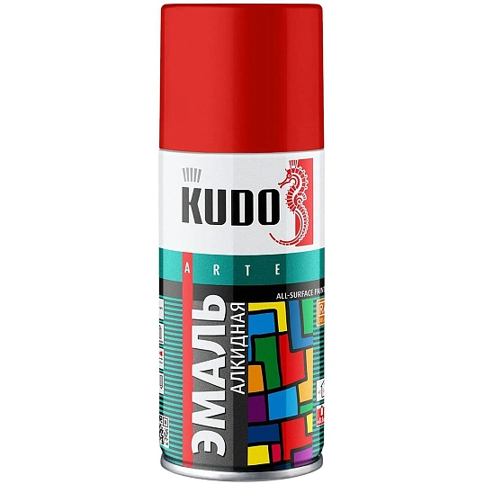 Краска аэрозоль ral 3020  красный 210 мл (1/12) kudo ku-1003.1