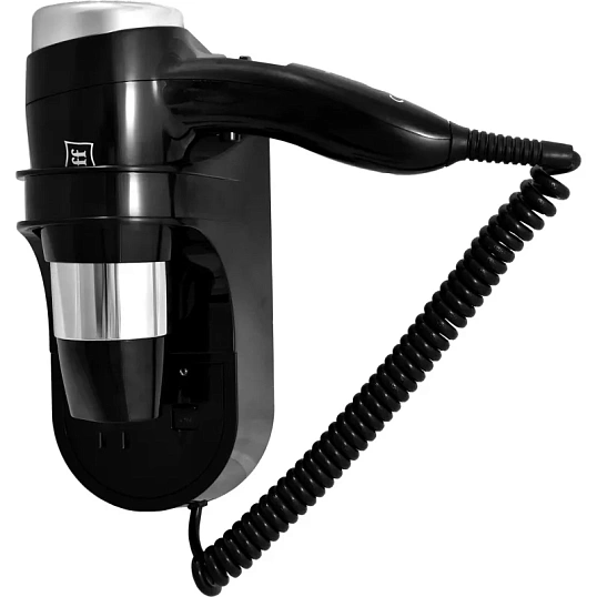 Фен Puff-1600BlВ, черный, 1,6 кВт