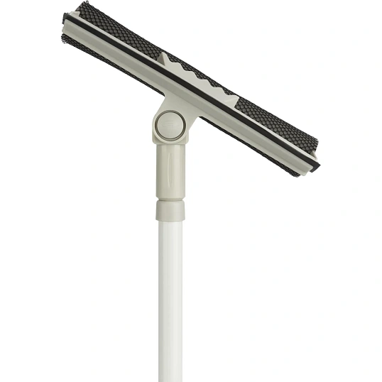 Швабра двухстороняя 25см д/мытья окон Luscan Prof с телескоп. рукоят 120см