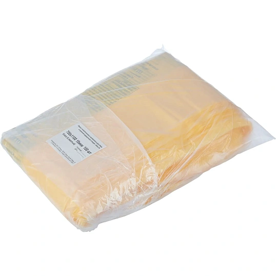 Пакет для мед.отходов кл.Б желтый 700х1100х18мкм, 110л, 100 шт/уп, Респект