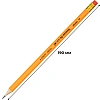 Карандаш чернографитный Attache деревянн, шестигр, с ластиком, оранж.корп