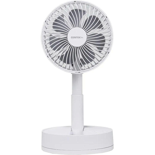 Вентилятор Centek CT-5043,настольный,Аккум. 1800мАч/8.5Вт/ 4скор/Таймер 8ч