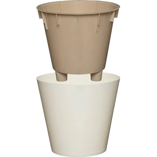 Горшок для цветов London D 12,5 см/1л сливочный ING1552СЛ