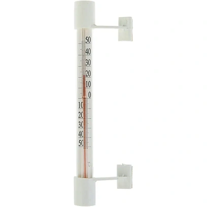 Термометр оконный стеклянный Липучка в картоне, 1546037