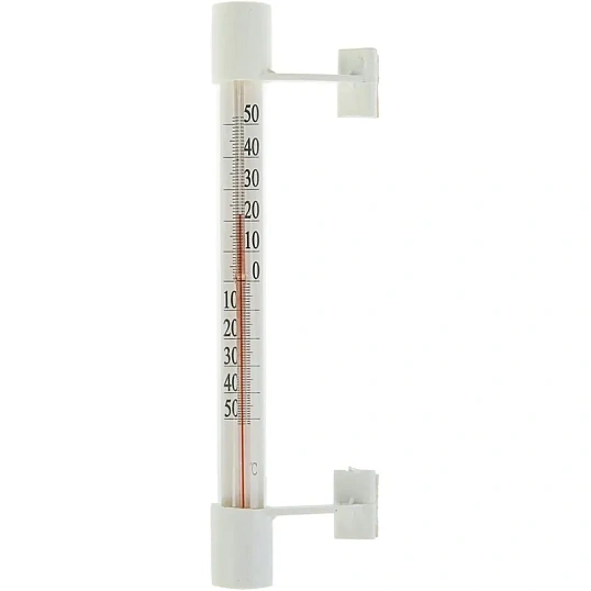 Термометр оконный стеклянный Липучка в картоне, 1546037