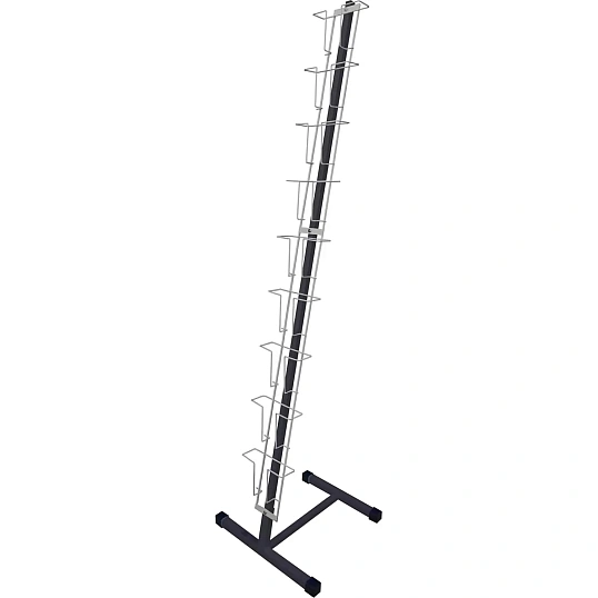 Стойка для брошюр на 9 лотков А5  К010  (хром)
