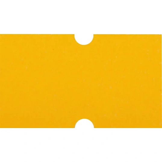 Этикет-лента 21,5х12 оранж прям 1000шт/рул 10рул/уп