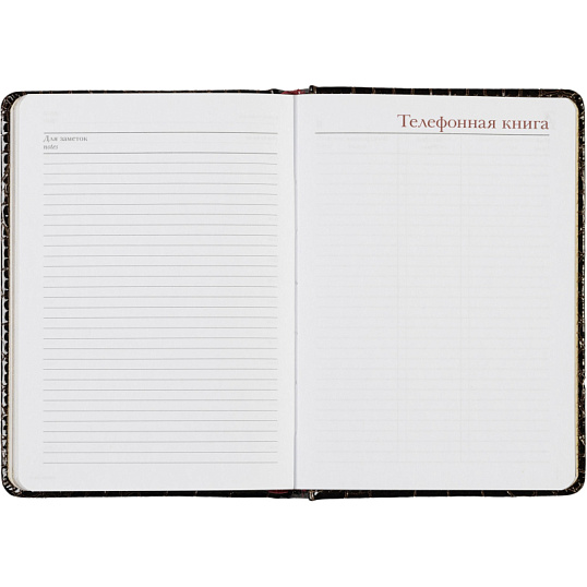 Ежедневник недатированный А6+ Caiman (коричневый)3-498 Д