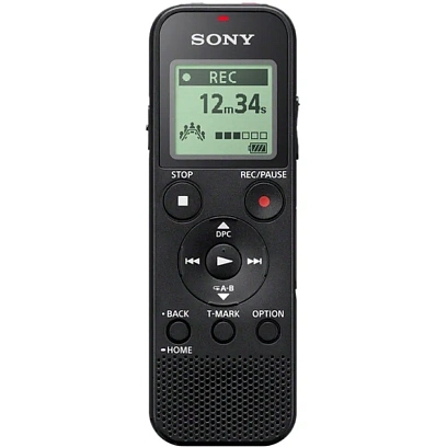 Диктофон цифровой Sony ICD-PX470/С, черный, 4GB