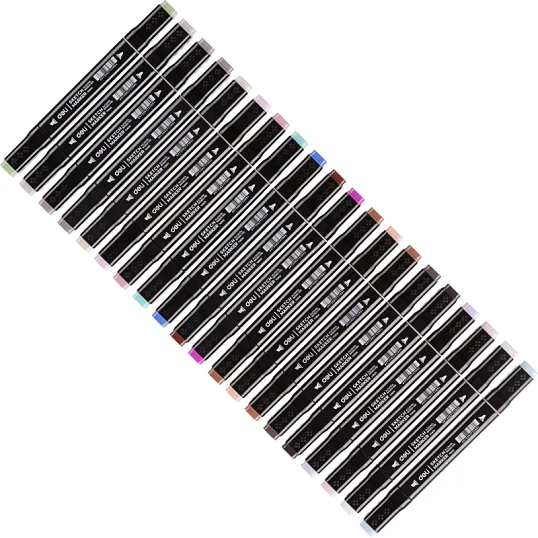 Набор маркеров для скетчинга Deli 80цв. двухстор., E70806-80