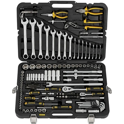 Набор инструмента 151 предмет BERGER BG151-1214