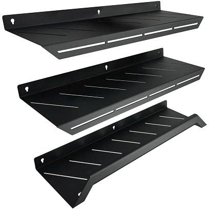 Полка РЭ_ д/ванной комплект RU3051B, черный (701446)