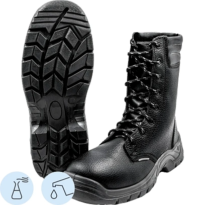 Ботинки с высоким берцем ОМОН 3219Т ПУ, МП черный (44)