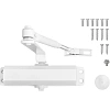 Доводчик дверной АЛЛЮР COMFORT ДД 168/3-5 A-W (до 120 кг) белый, морозост