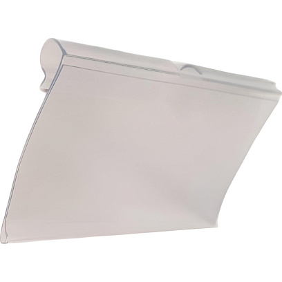 Ценникодержатель полочный на крючок откидной,50мм,100шт/уп