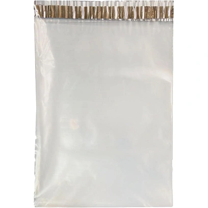 Курьер-пакет прозрачный, без кармана 240х320+40 мм, 50 мкм (100 шт/уп)