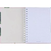 Тетрадь общая, BS, А5, 120л., точка, твердый, спираль. Flora, персики N4211