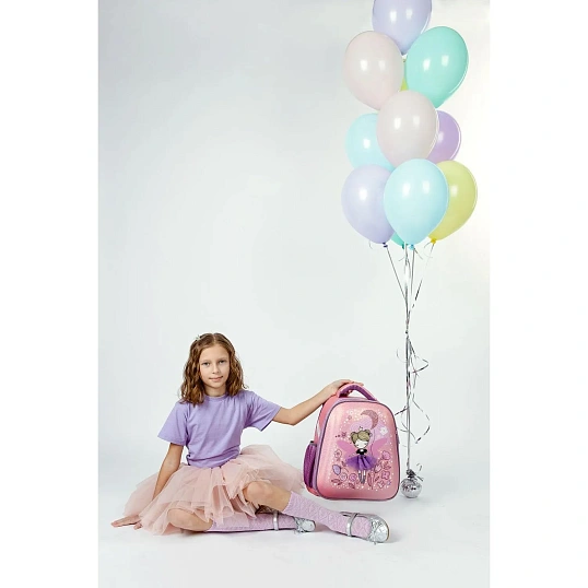 Ранец Basic Фея, 2 отд., эргоном. cпинка, экокожа