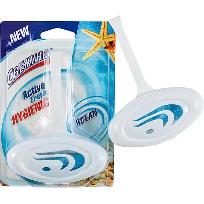 Освежитель для унитаза блистер Свежинка море 30 г