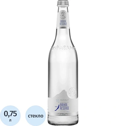 Вода минеральная Байкал Резерв/Baikal Reserve леч-ст, прир, 0,75л