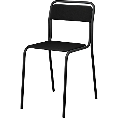 Стул UD_СМ7/7-02 Юнит каркас черный, ткань Т-11 черная