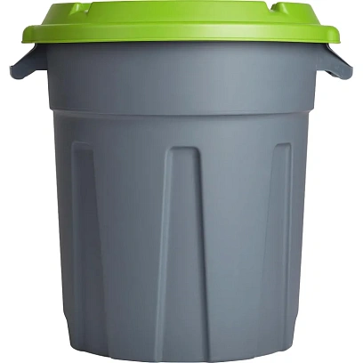 Бак для отходов 60л пластик, зеленый для пищ./непищ. прод. (до -30)