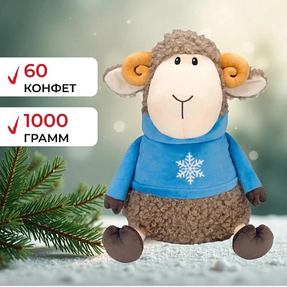 Новогодний сладкий подарок Захар 1/1000 г (стандарт), ПТ27-03ббс