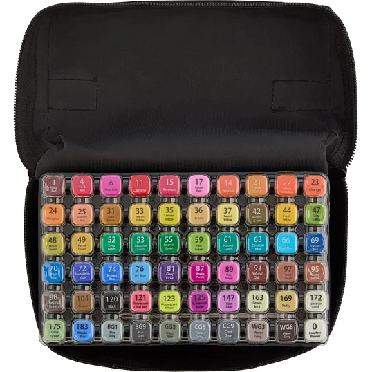 Набор маркеров для скетчинга Deli 60цв. двухстор., E70806-60